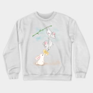 Rabbit You are Perfect to me Crewneck Sweatshirt